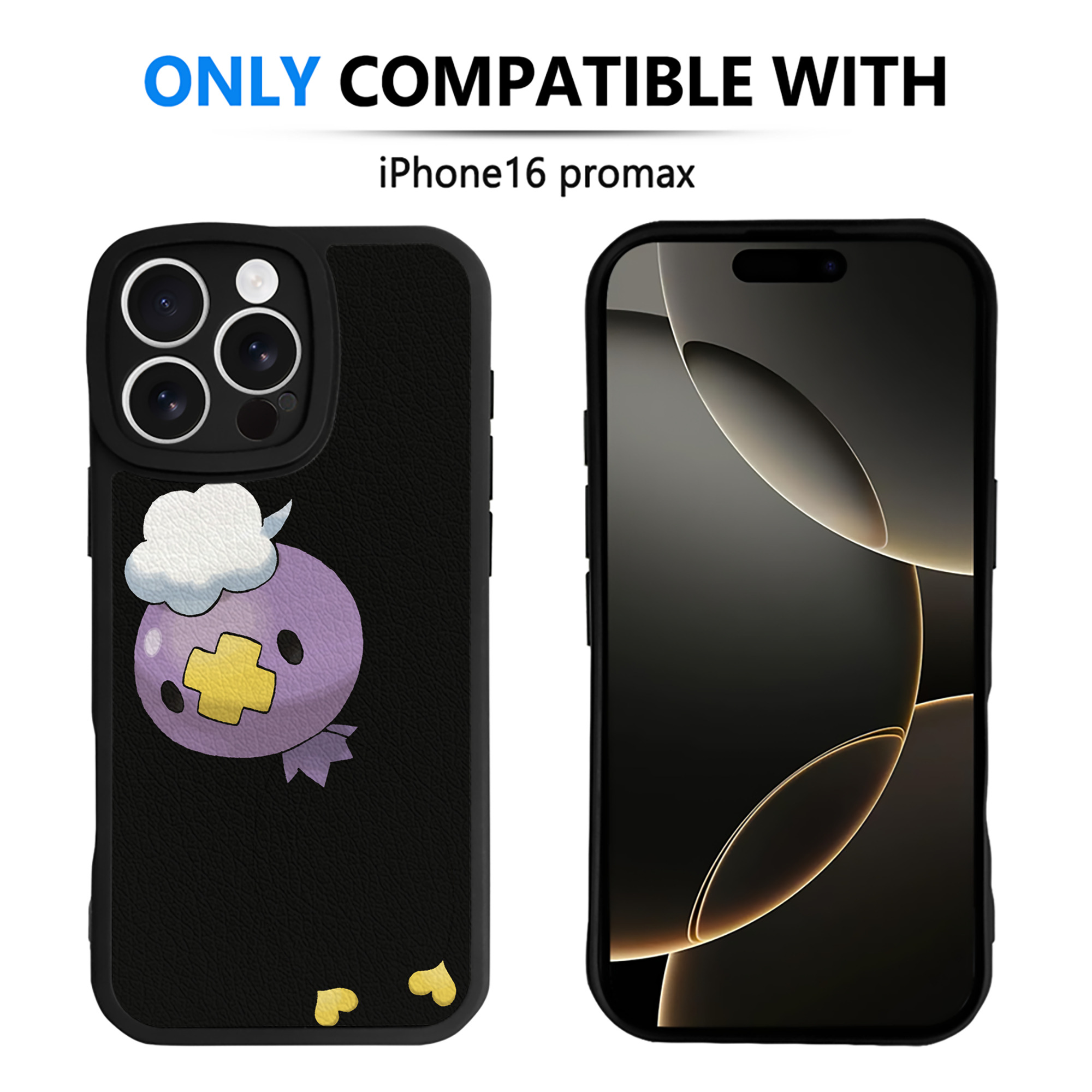 （画像用） ポケットモンスター Pokémon 【iPhone 16シリーズ対応】シリコンスマホケース（レザー調） 材質：シリコン